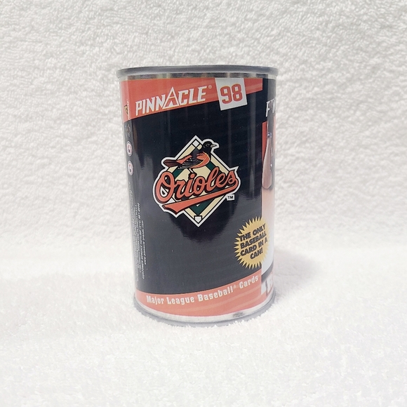 New Cal Ripken Jr 1998 Pinnacle Baseball Card in a Can - Cal Ripken Jr, Sealed - Picture 2 of 8